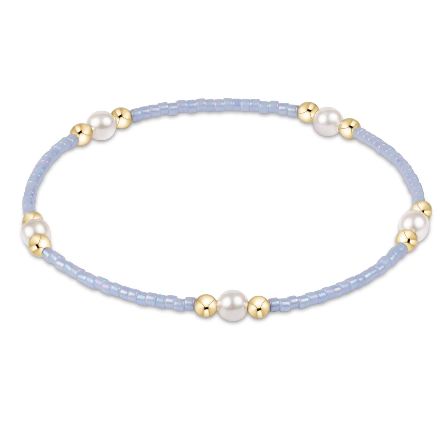 enewton Hope Purpose Pearl Gold Beaded Bracelet | Spring Summer Colors New! Stackable Waterproof Jewelry