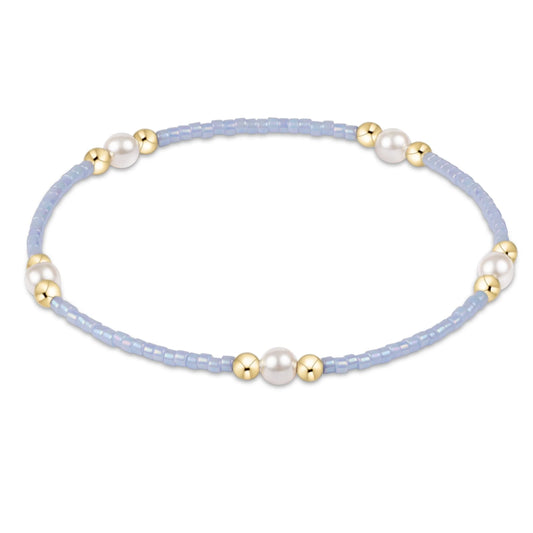 enewton Hope Purpose Pearl Gold Beaded Bracelet | Spring Summer Colors New! Stackable Waterproof Jewelry