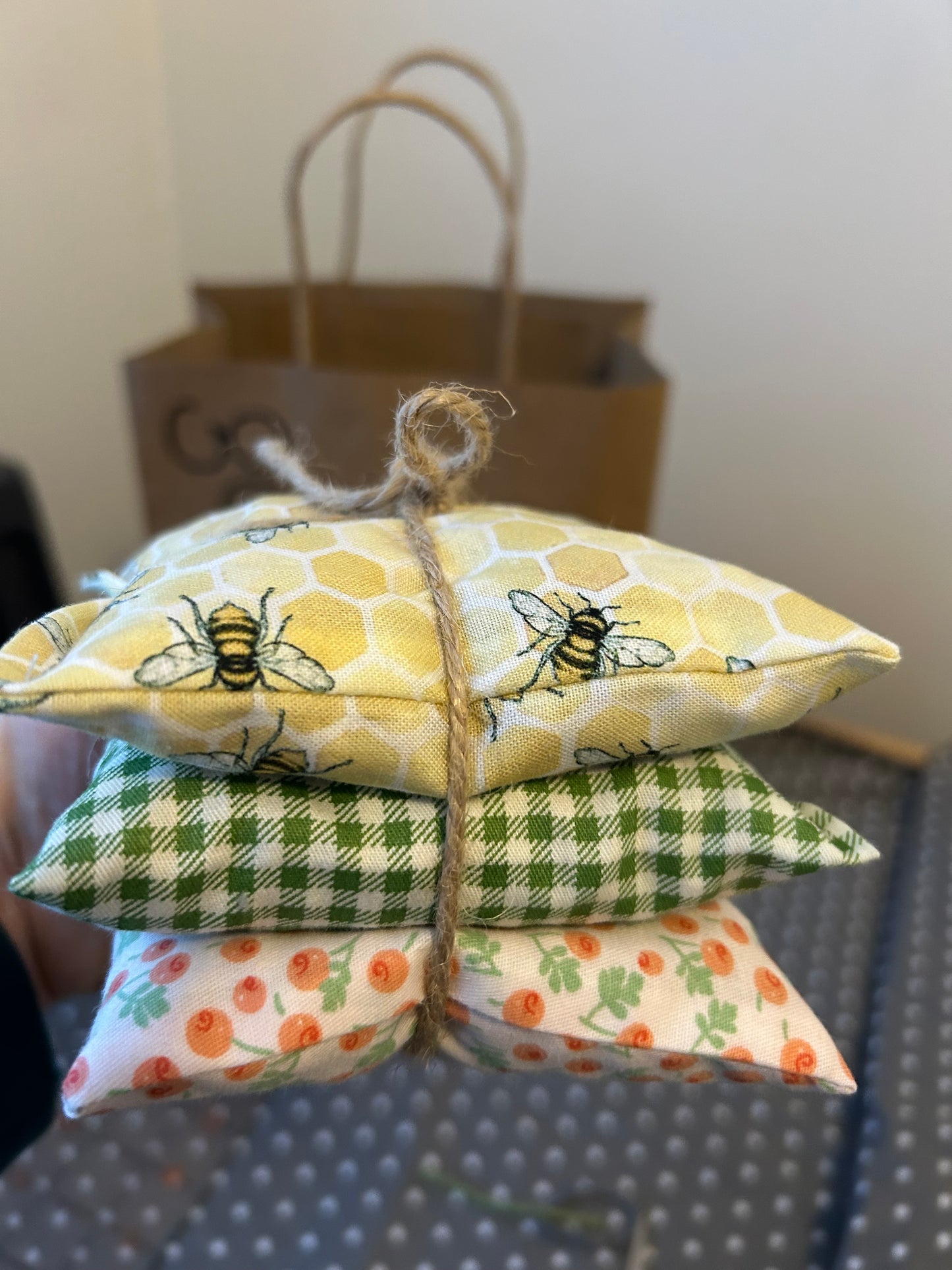 Organic lavender dryer sachet bundle