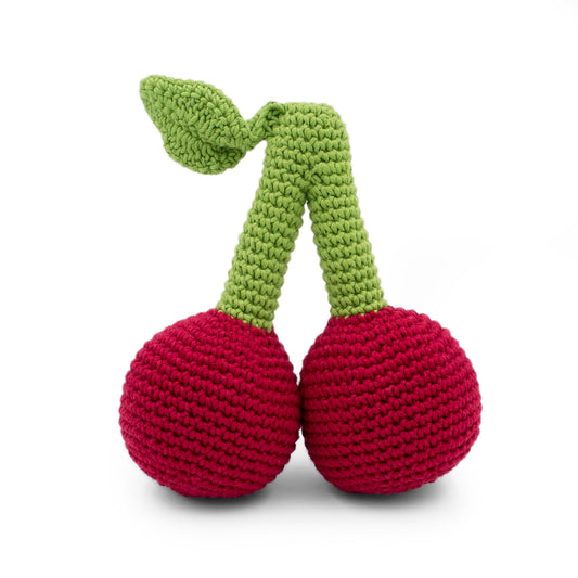 Cherries Baby Rattle and Toy