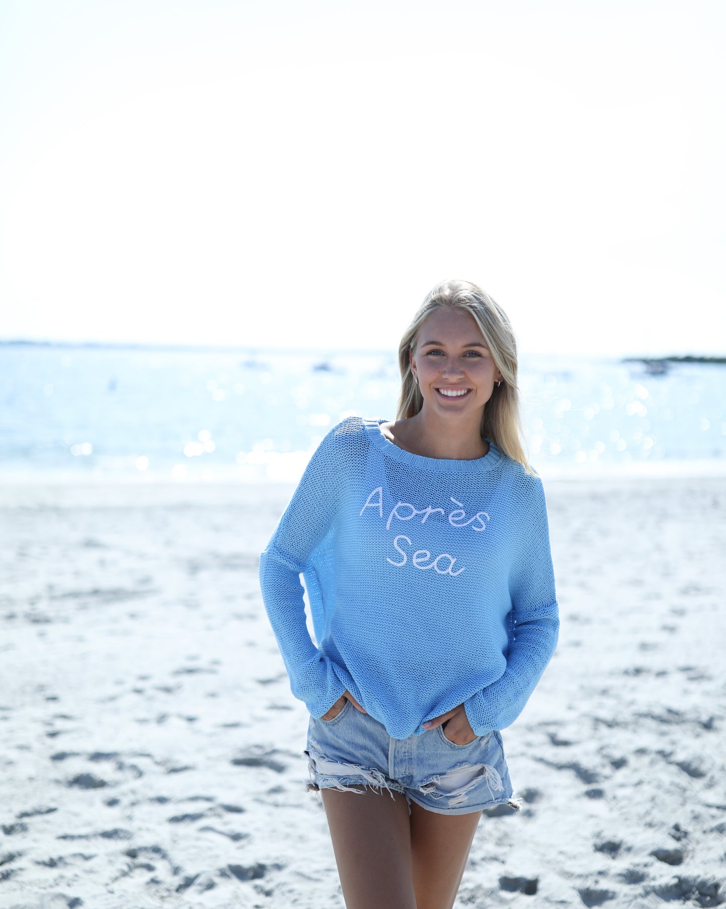 Apres Sea Cotton Crew Wooden Ships Sweater