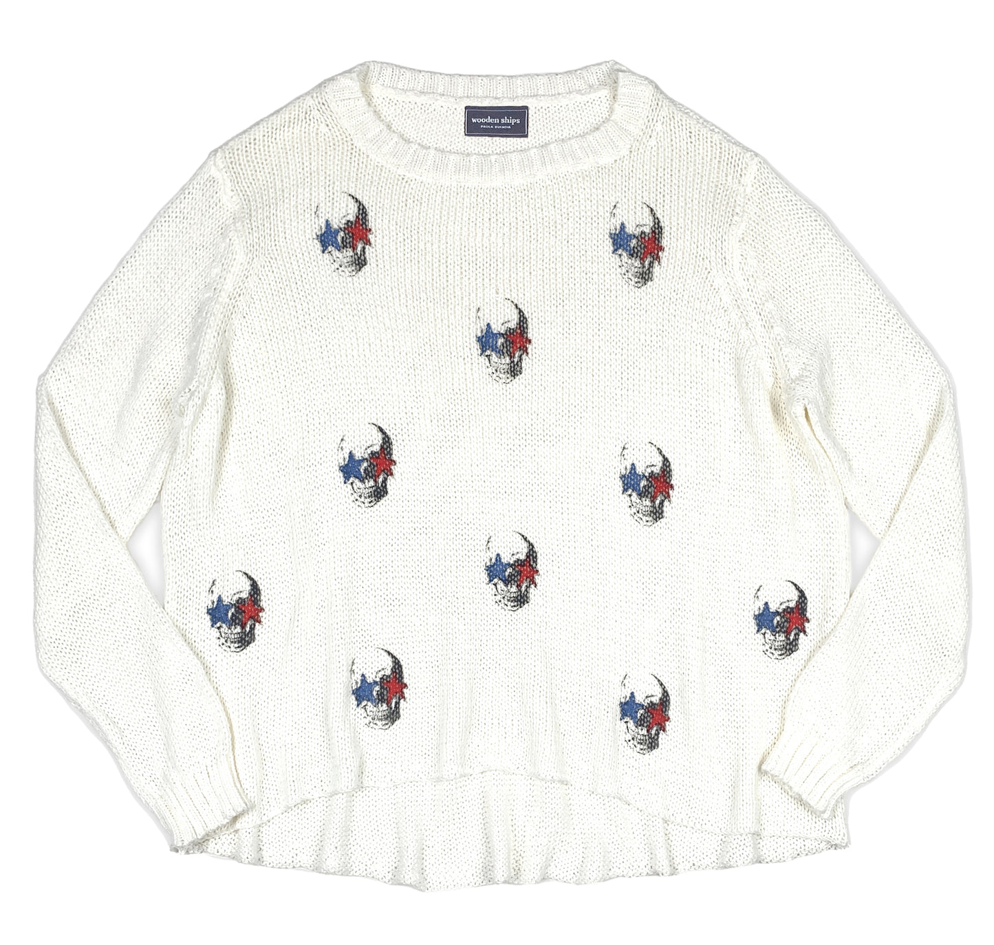 Starry Eyed Crew Luxurious Cotton Sweater