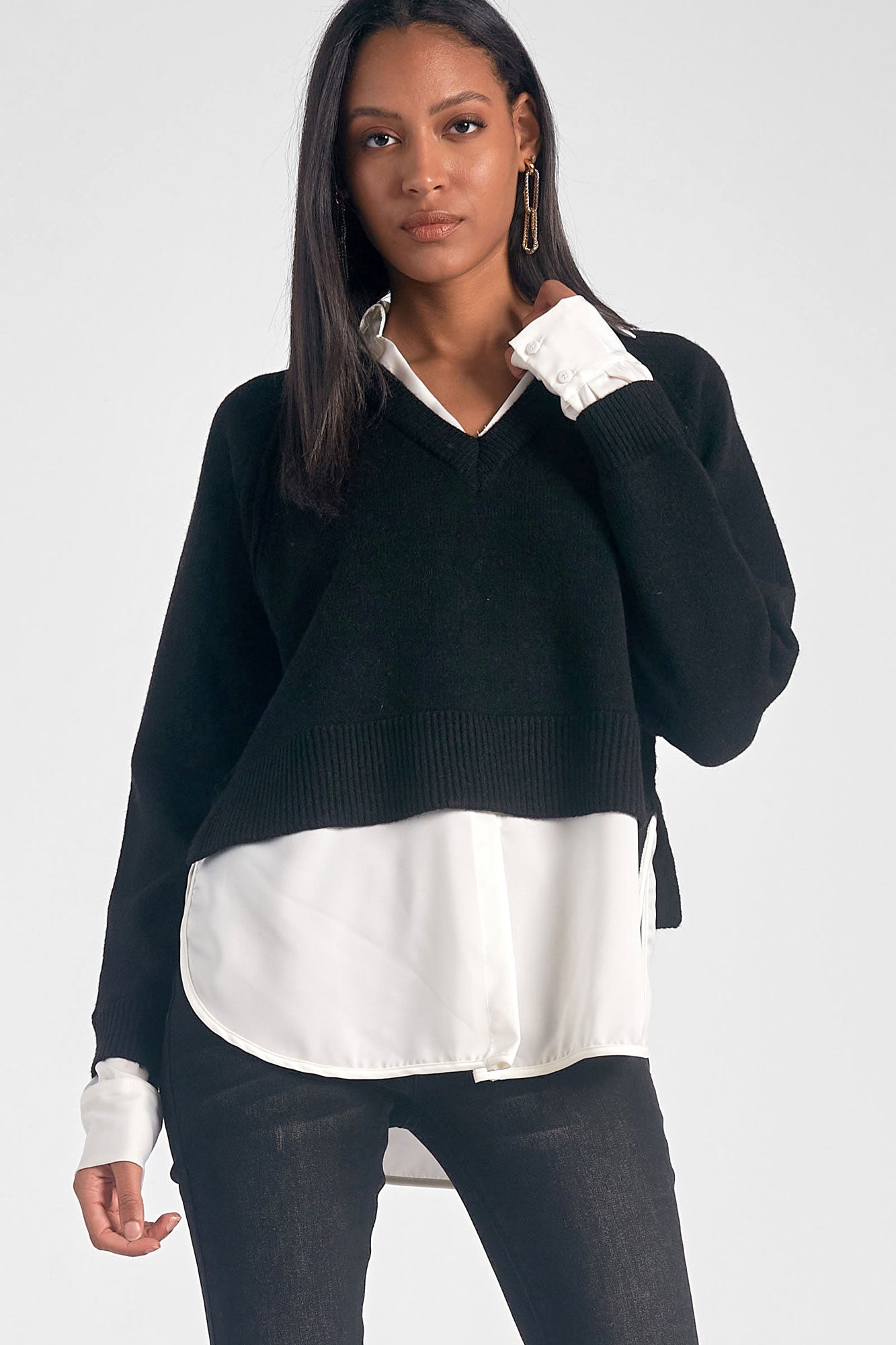 The Nella Two-For-One Sweater