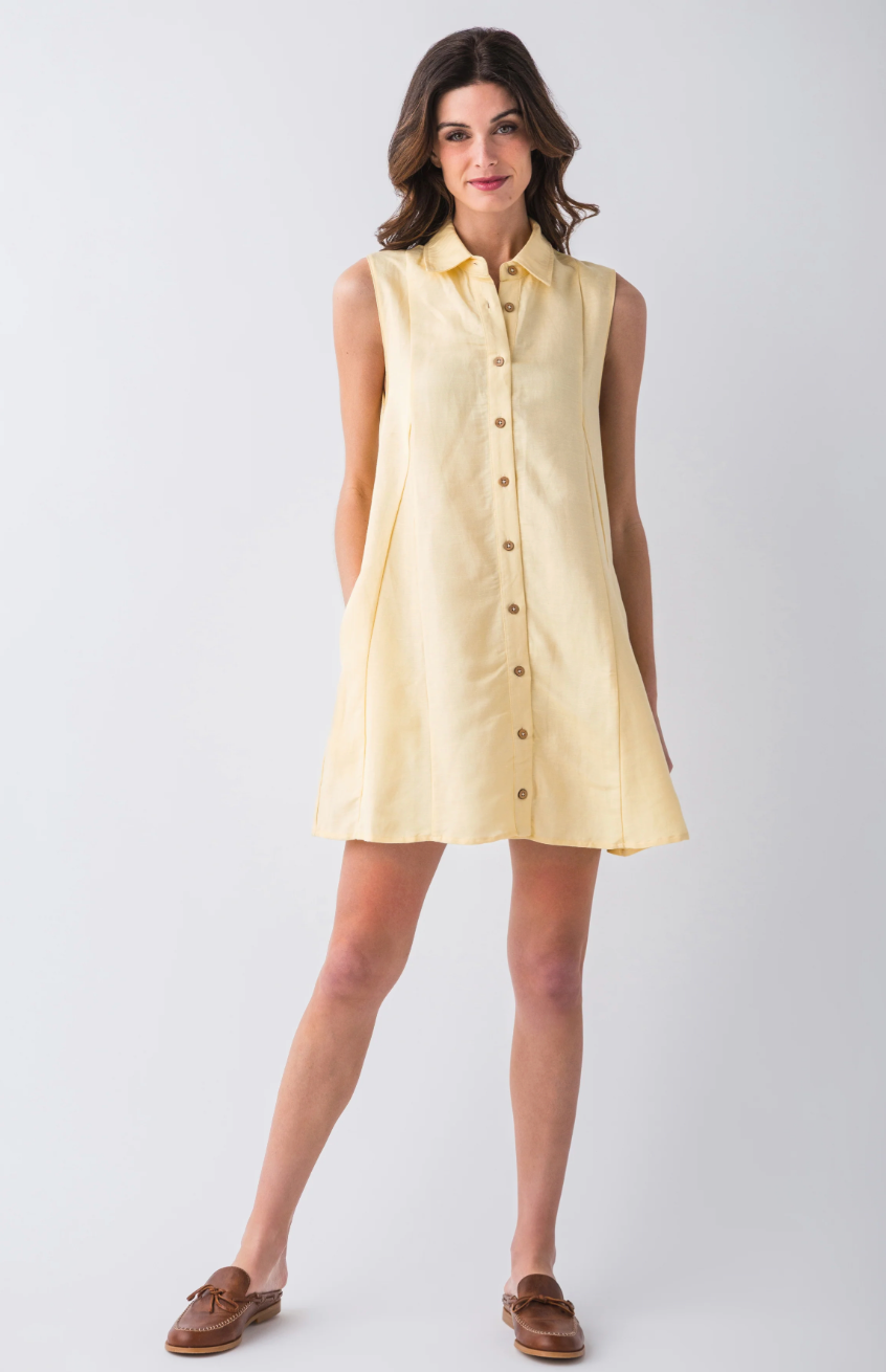 Collared Button Up Dress