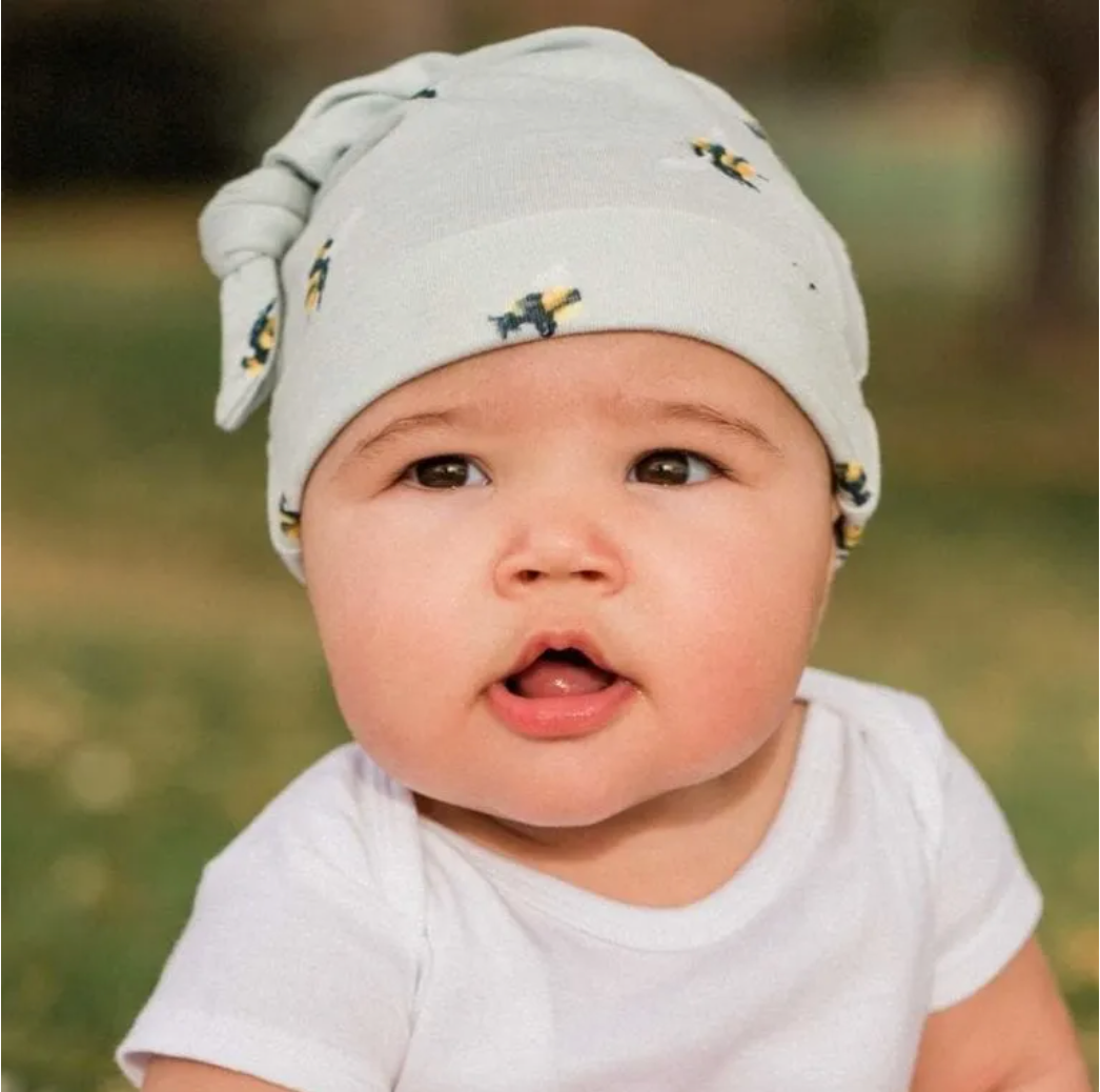 Organic Cotton Knotted Beanie Hat