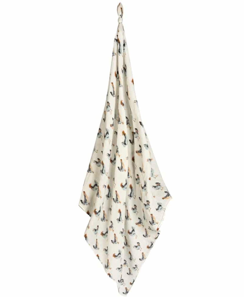 Organic Cotton Muslin Swaddle Blanket