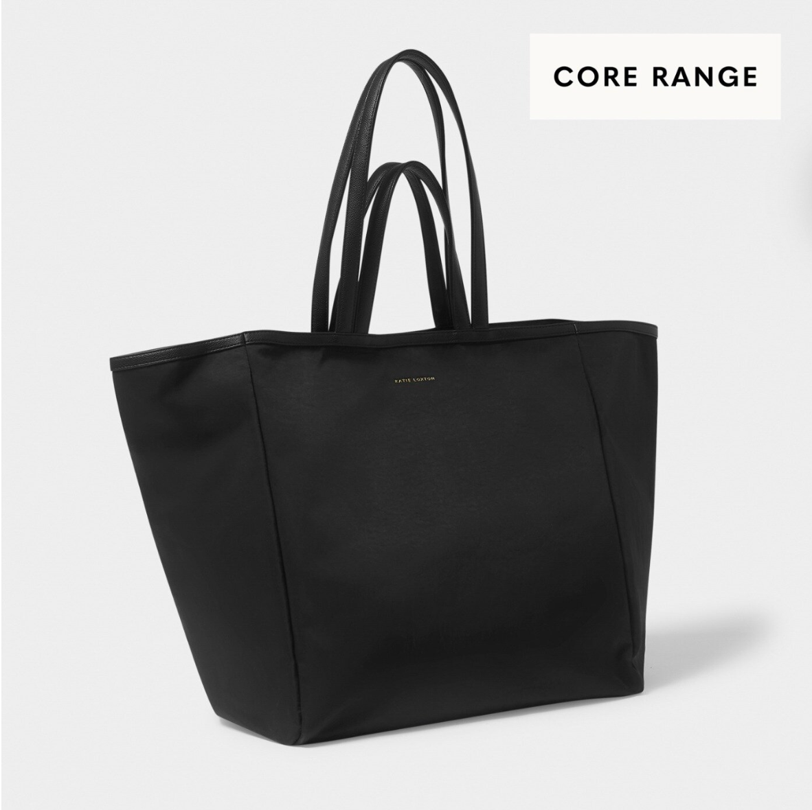 Nylon Luxe Oversized Tote Bag