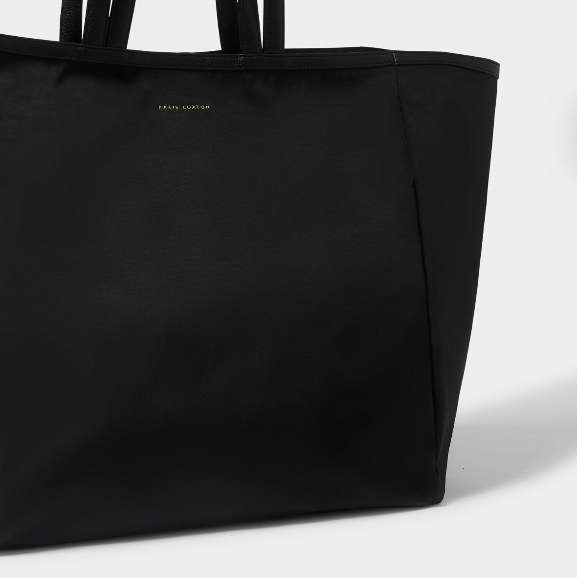 Nylon Luxe Oversized Tote Bag