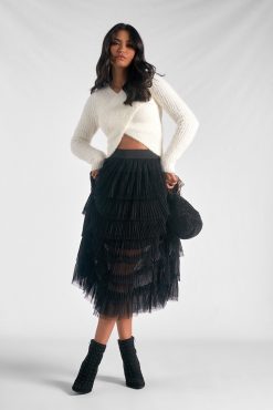 Layered Tulle Skirt