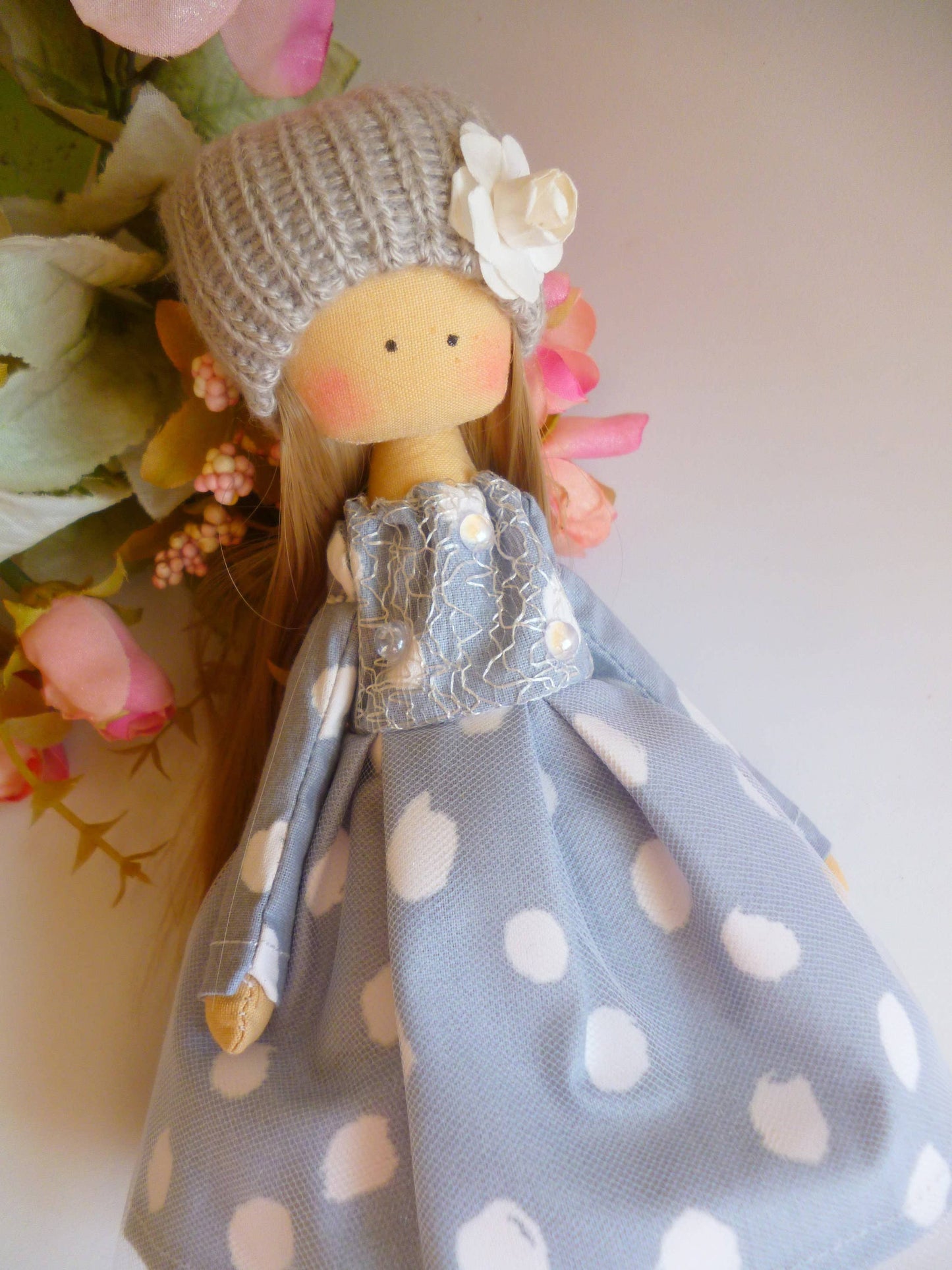Handmade Keepsake Doll with Stitched Clothing – Heirloom Gift from Ukraine cloth doll, Fabric Doll, Textile doll, art doll