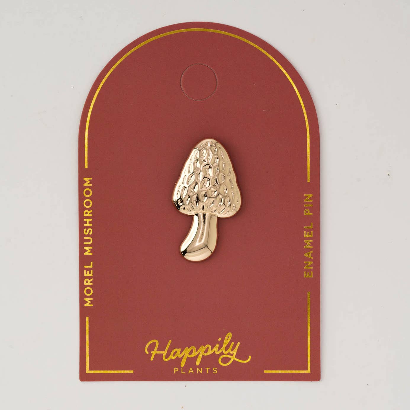 Morel Mushroom Pin, Foraging Gifts