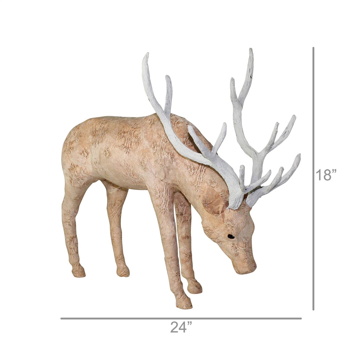 Extra Large Blush Stag Grazing