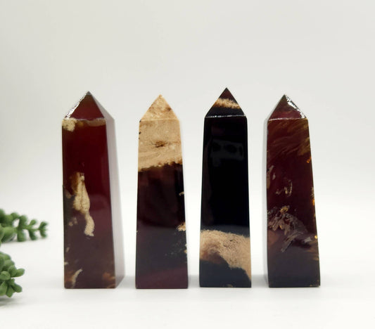 Amber Tower Obelix  4 Faceted - Three sizes
