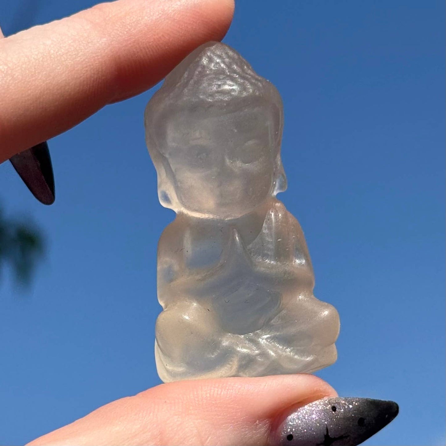 Fluorite Buddha