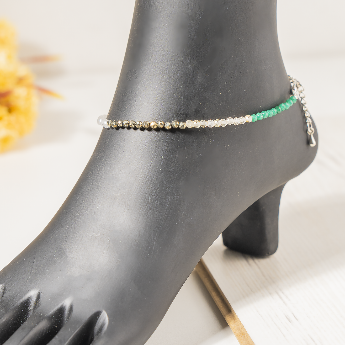 Crystal Anklets | Dhan Yog | Energy Healing Accessory
