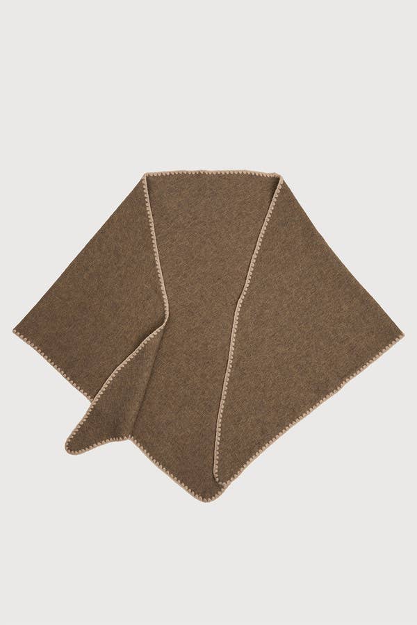 Knitted Triangle Shawl