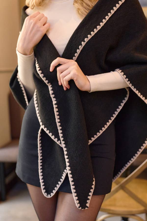 Knitted Triangle Shawl