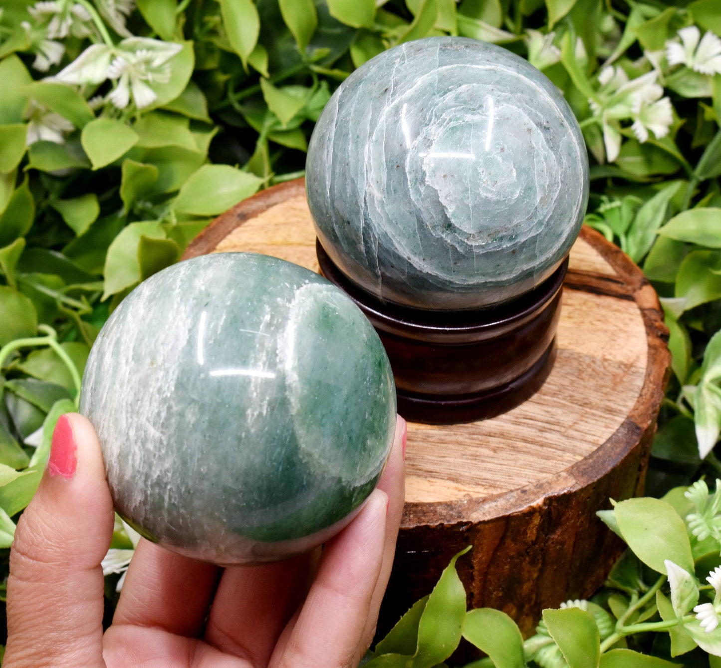 Green Aventurine| Crystal Ball | Healing Sphere