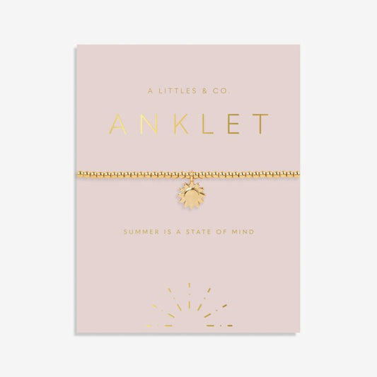 Anklet- Gold Sun