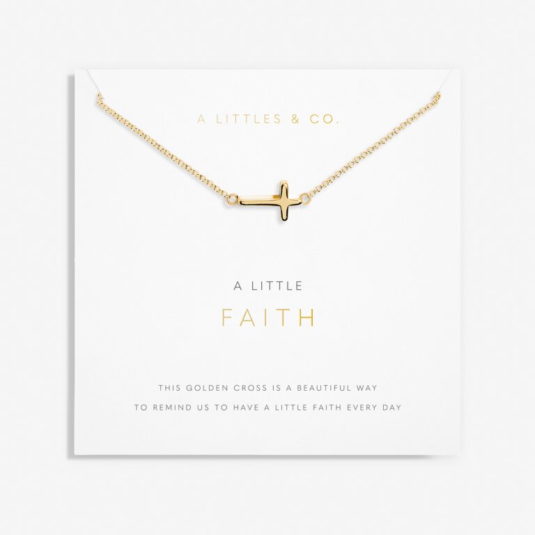 Faith Necklace Gold or Silver