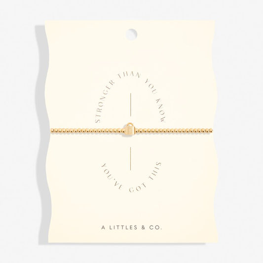 Stronger than You Know- You Got This- Dainty Bracelet