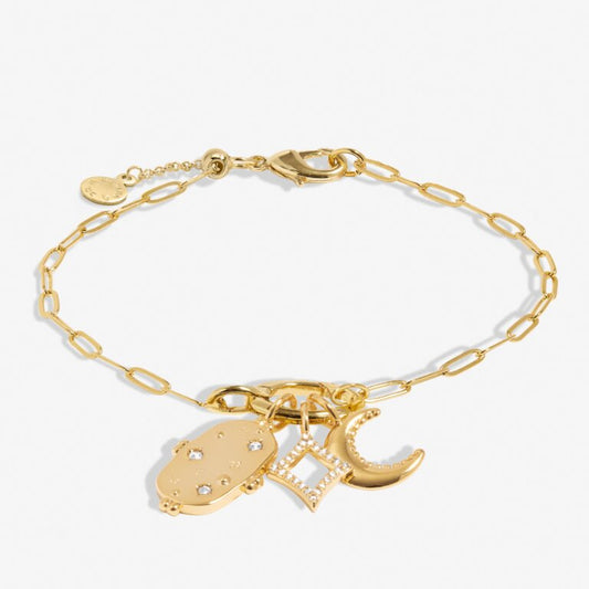 Little Links Oval Clasp Celestial Charms Bracelet