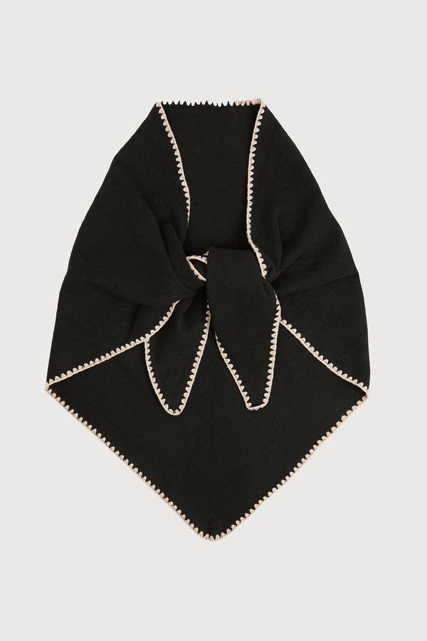 Knitted Triangle Shawl