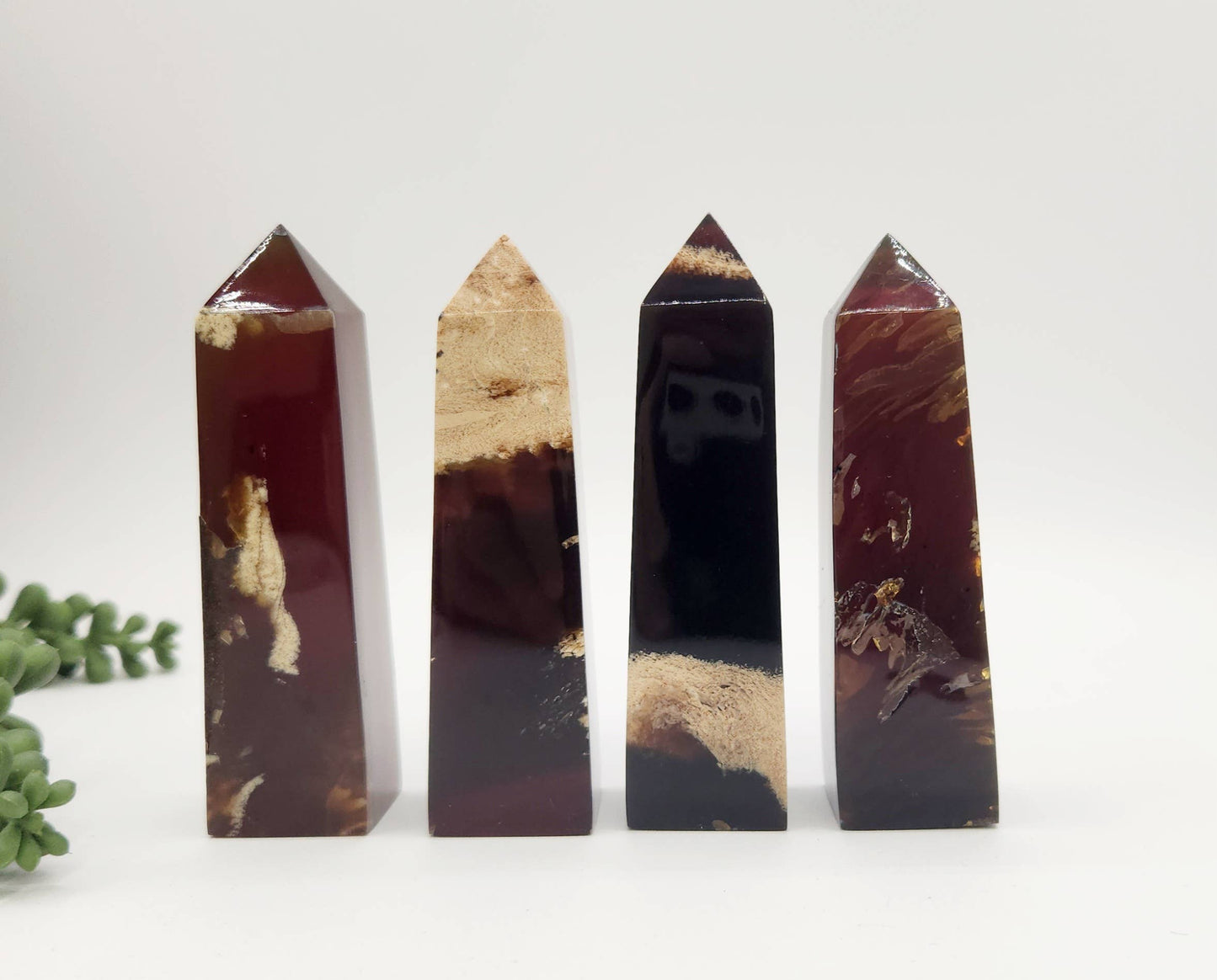 Amber Tower Obelix  4 Faceted - Three sizes