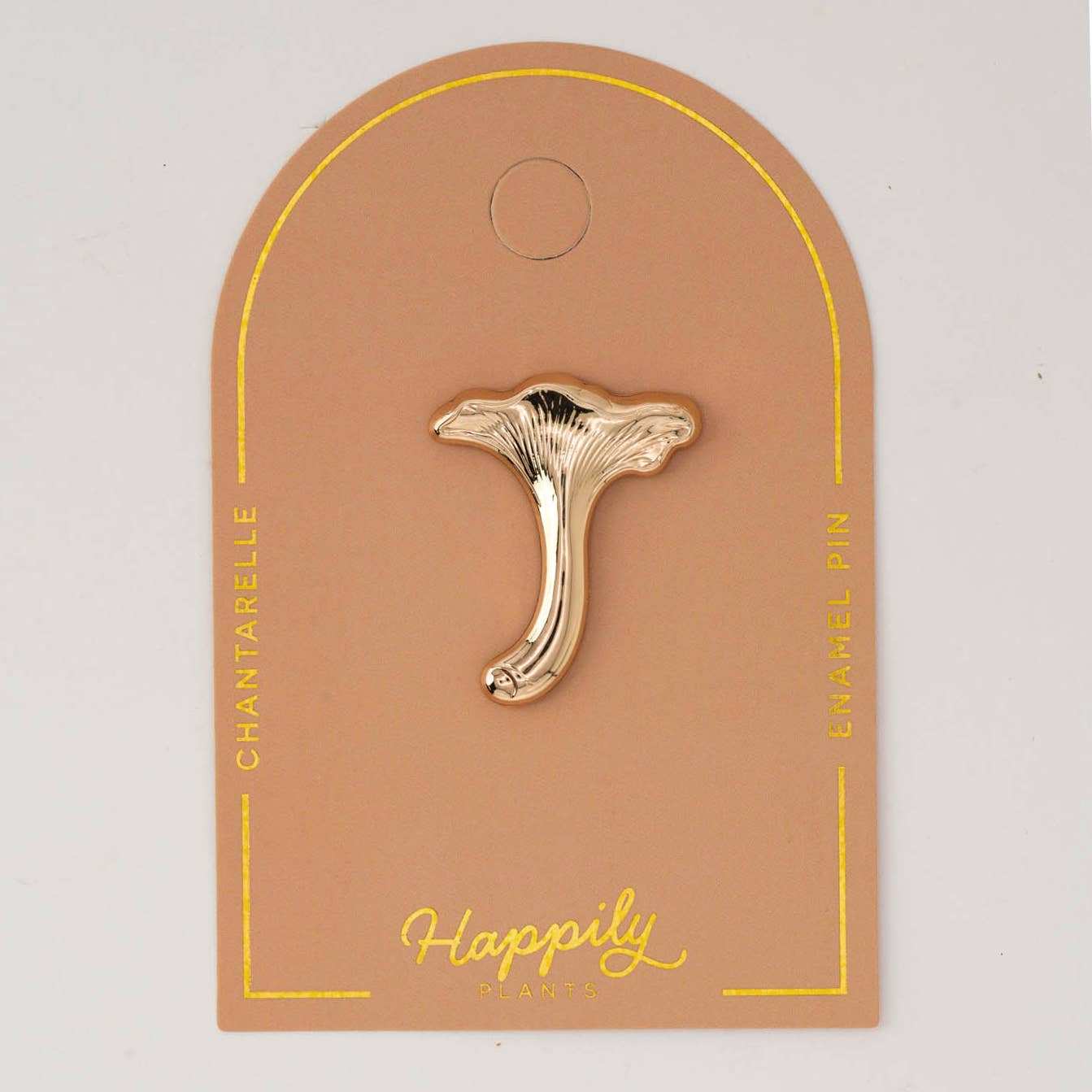 Chanterelle Mushroom Pin, Foraging Gifts