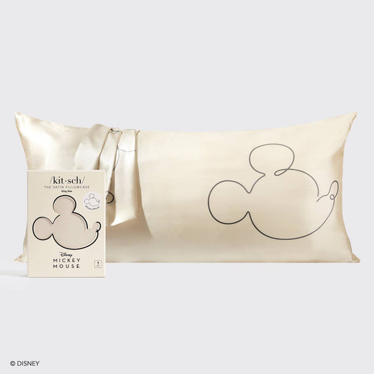 Kitsch & Mickey Satin Pillowcase King Mr. Mouse