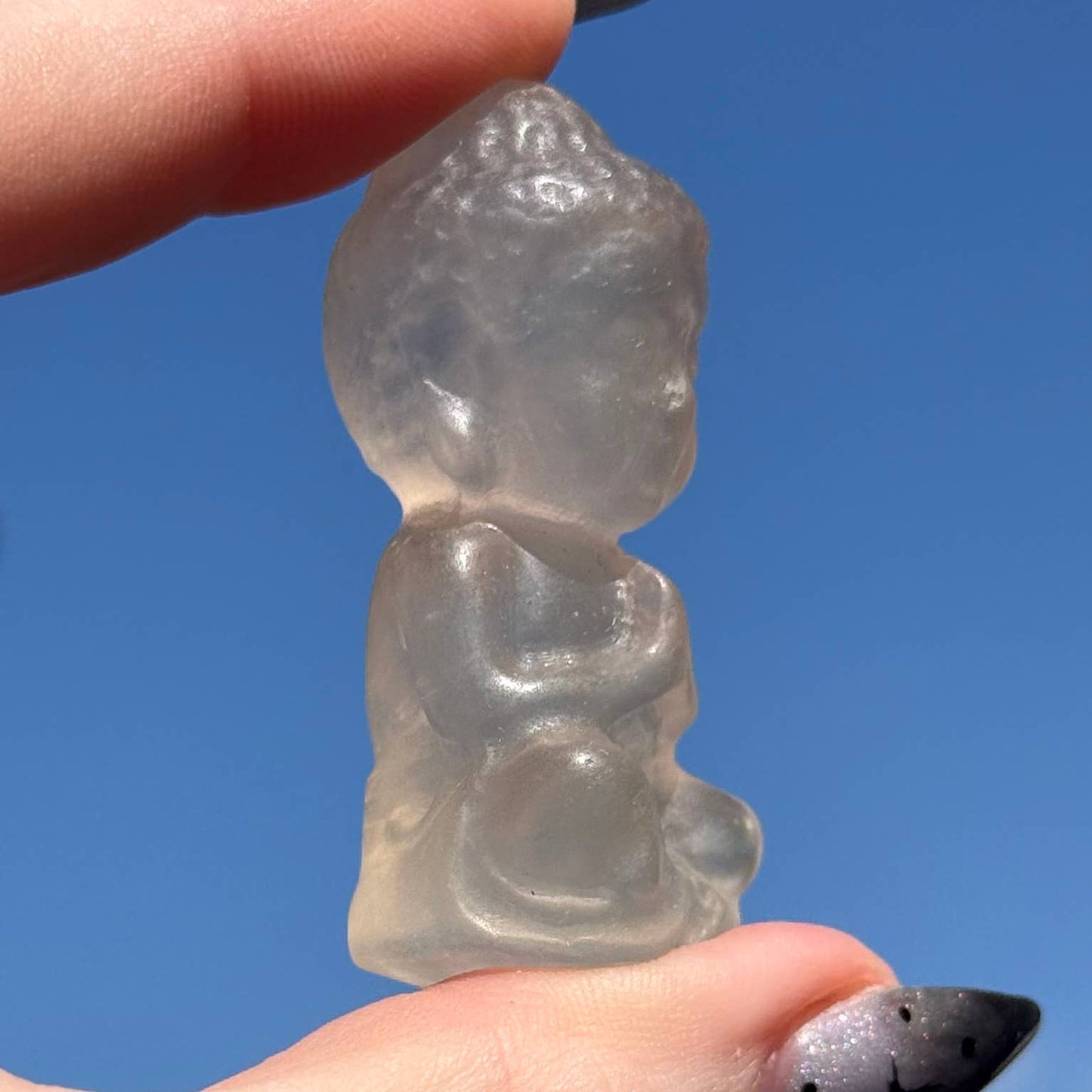 Fluorite Buddha