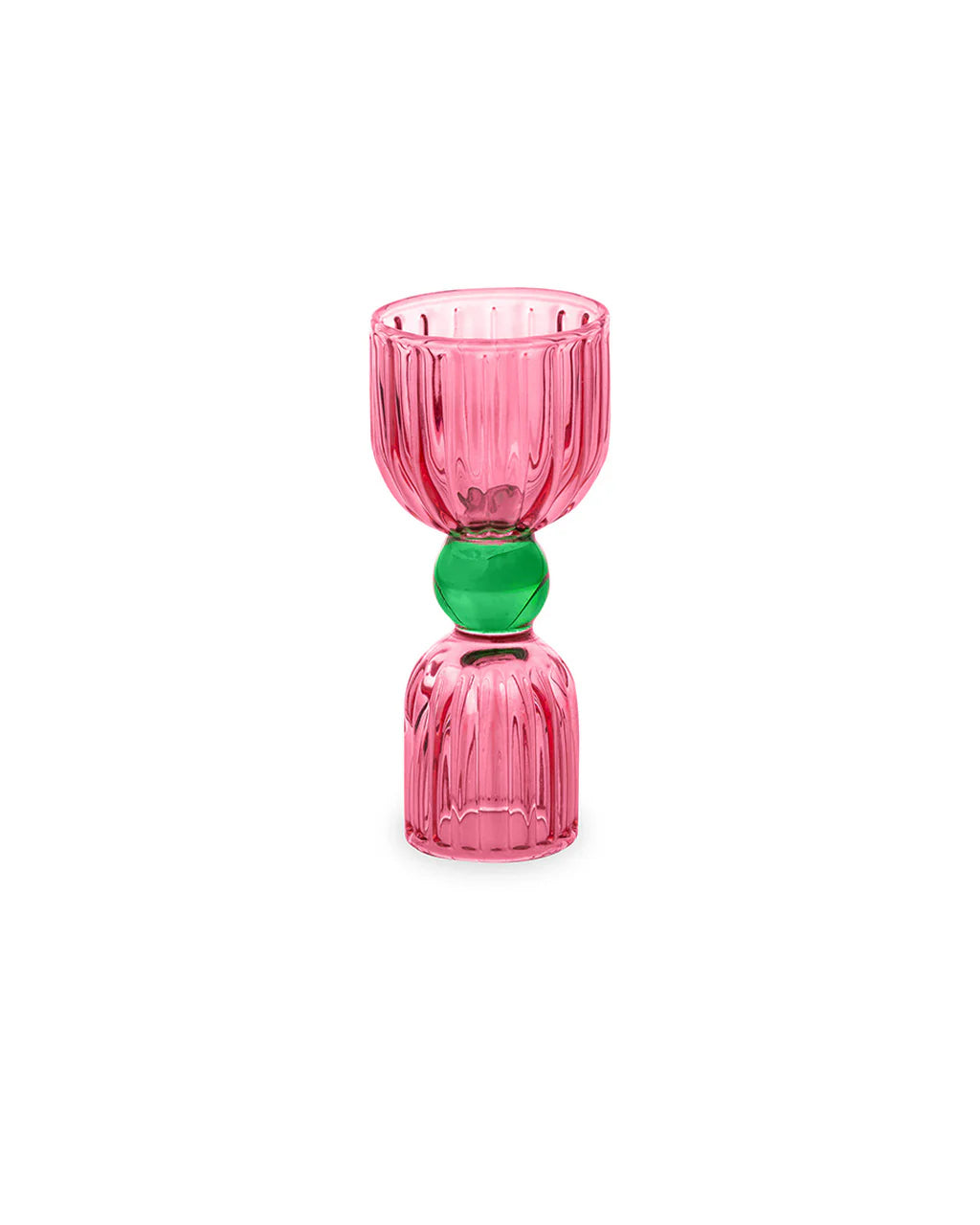 Double Shot Glass || Jigger, Tipsy Turvy, Pink
