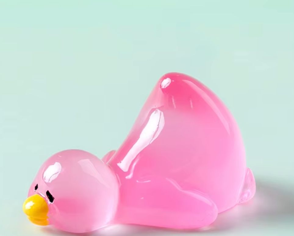 Lazy Duckling Surprise Pull