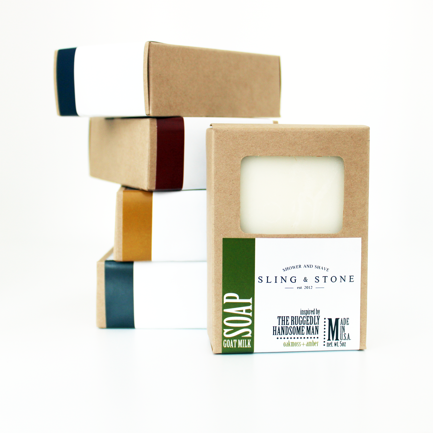 FOR MEN | Handcrafted 'Manly' Soap Bars (5 Scents)