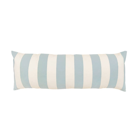 Striped Lumbar Canvas Pillow