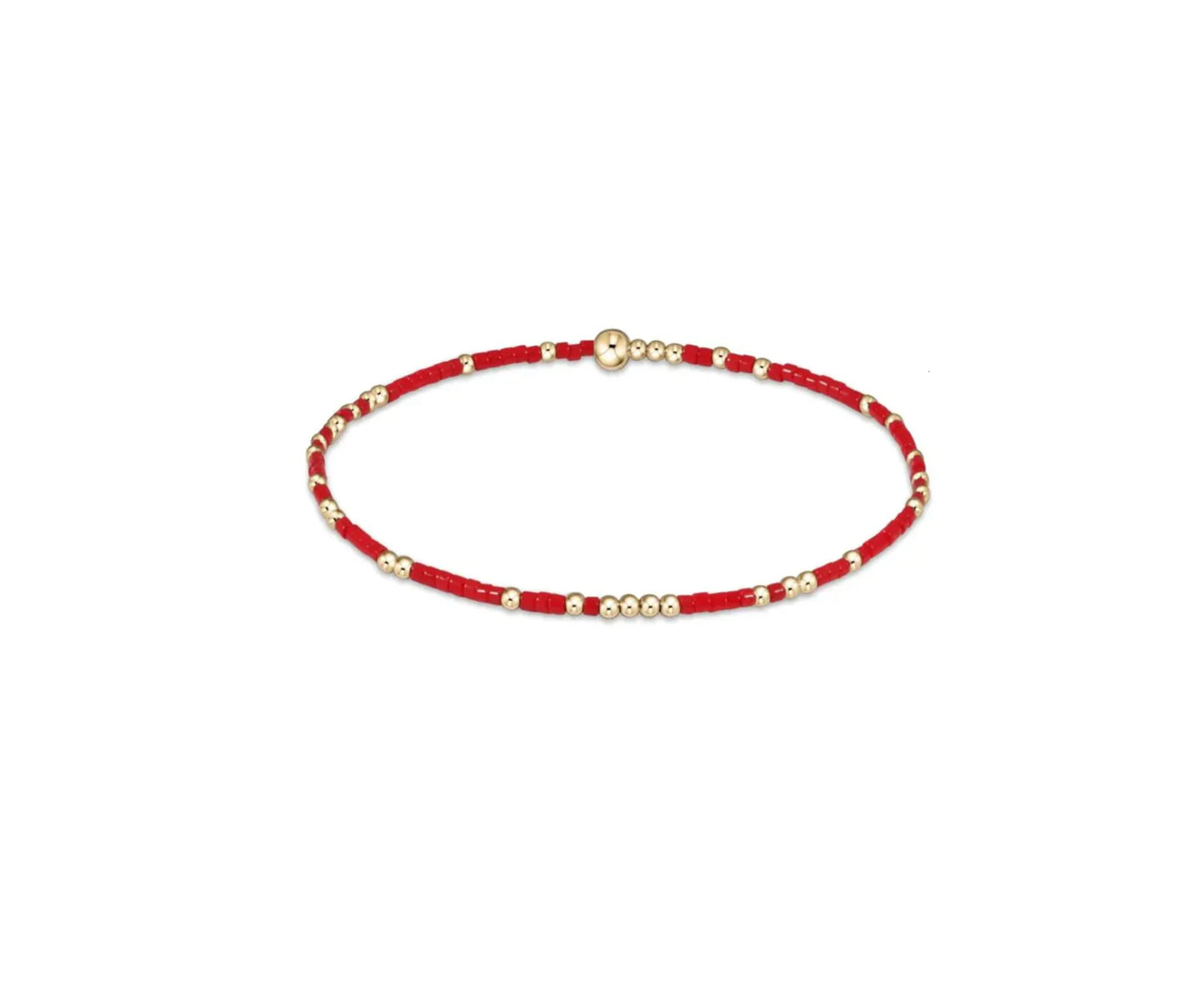 enewton - gameday hope unwritten bracelet - bright red