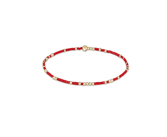 enewton - gameday hope unwritten bracelet - bright red