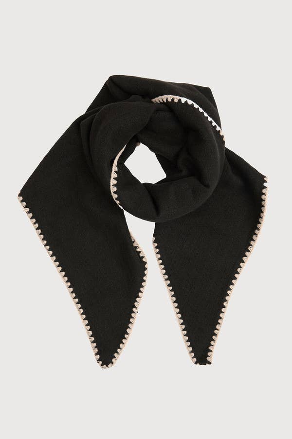 Knitted Triangle Shawl
