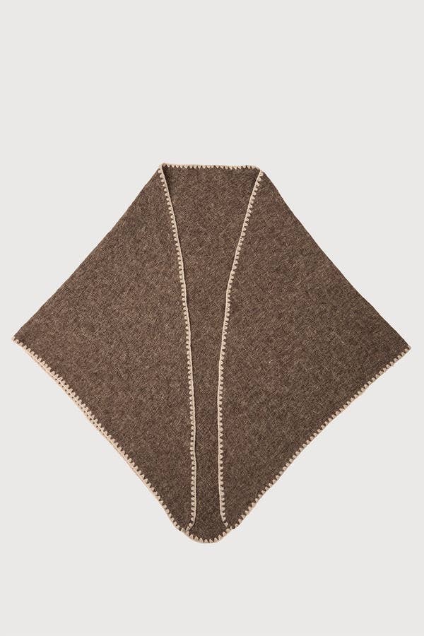 Knitted Triangle Shawl