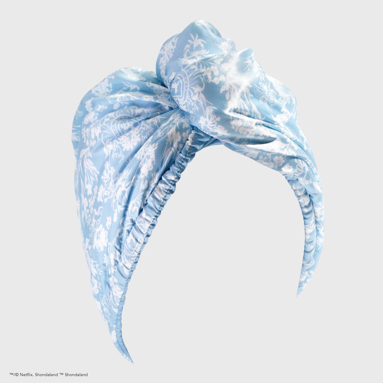 Kitsch x Bridgerton Satin Wrapped Hair Towel / Toile De