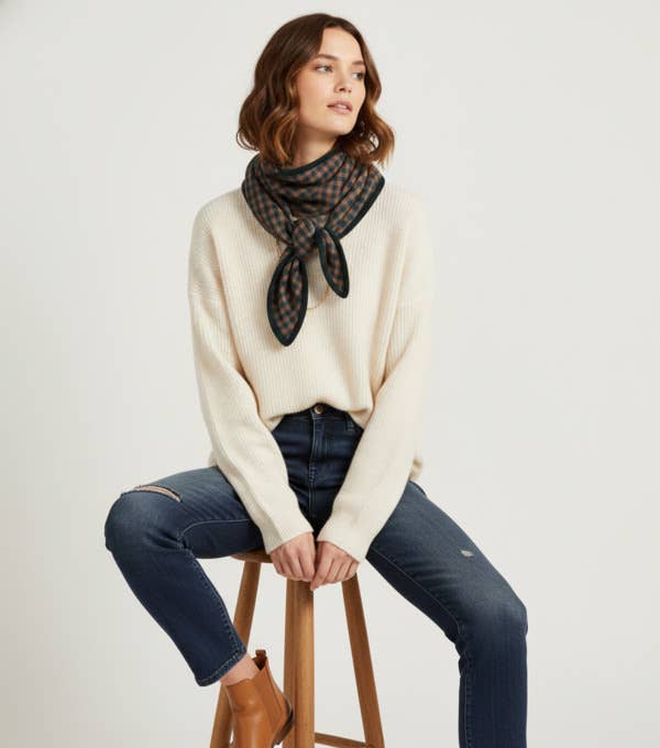 Wool Triangle Scarf
