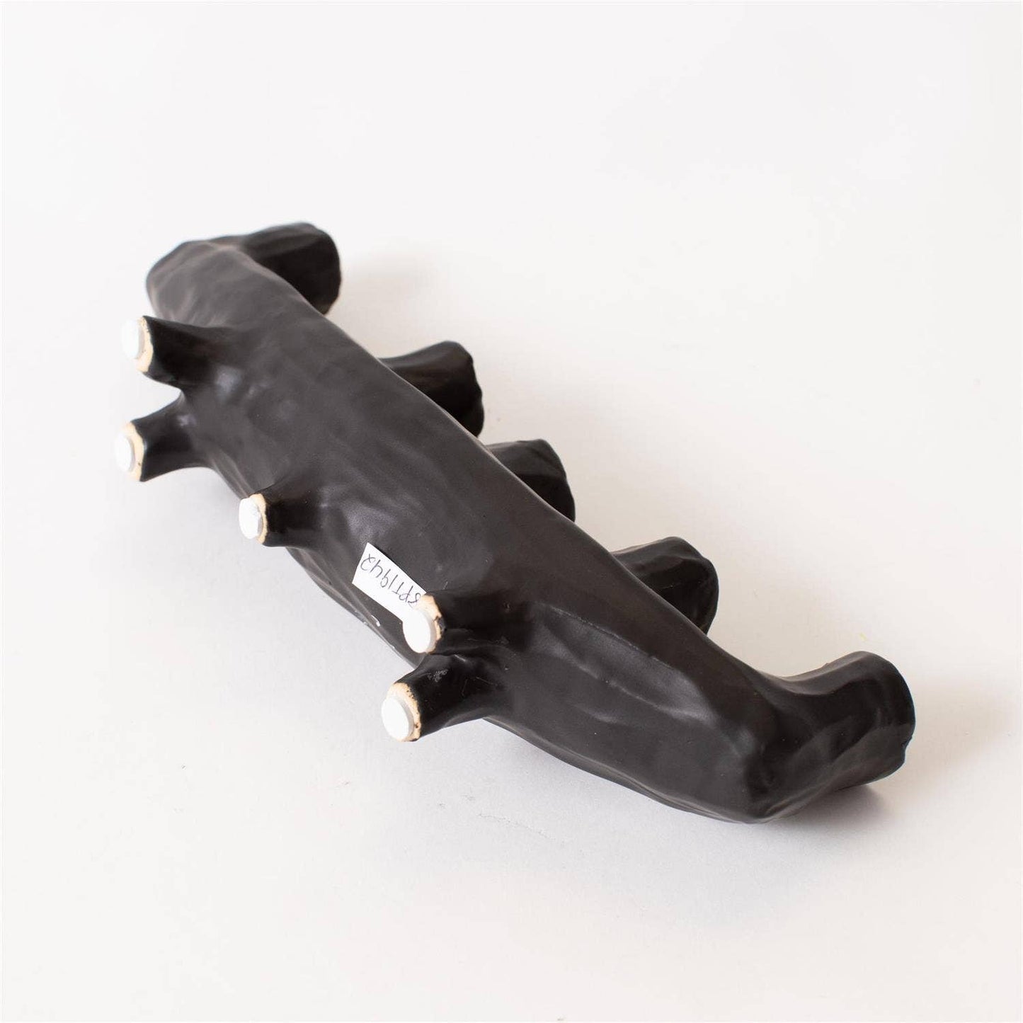 Vase - Black Horizontal Crescent Shaped (Pk/02)