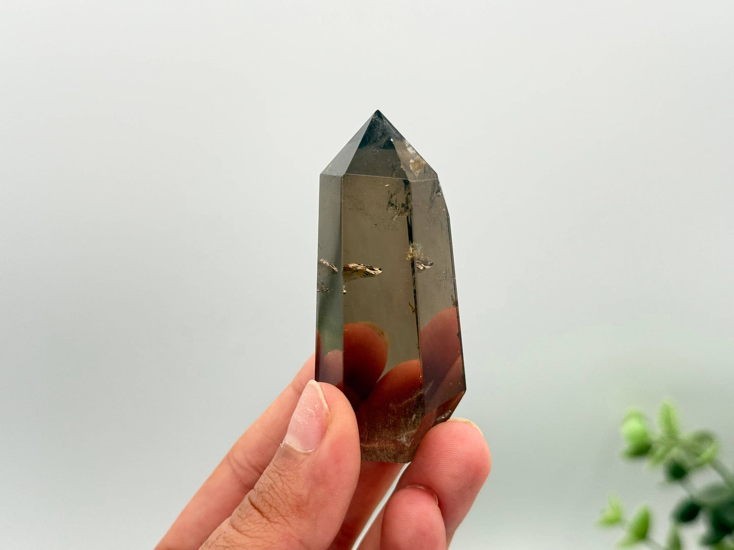 Smoky Quartz Crystal Polished Points - BRAZIL