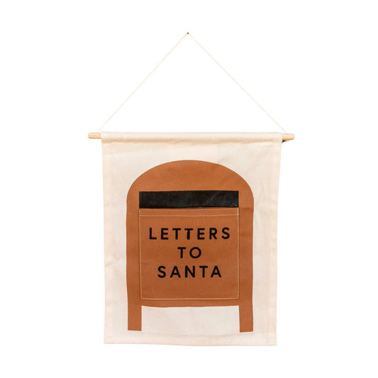 Letters to santa wall hanging