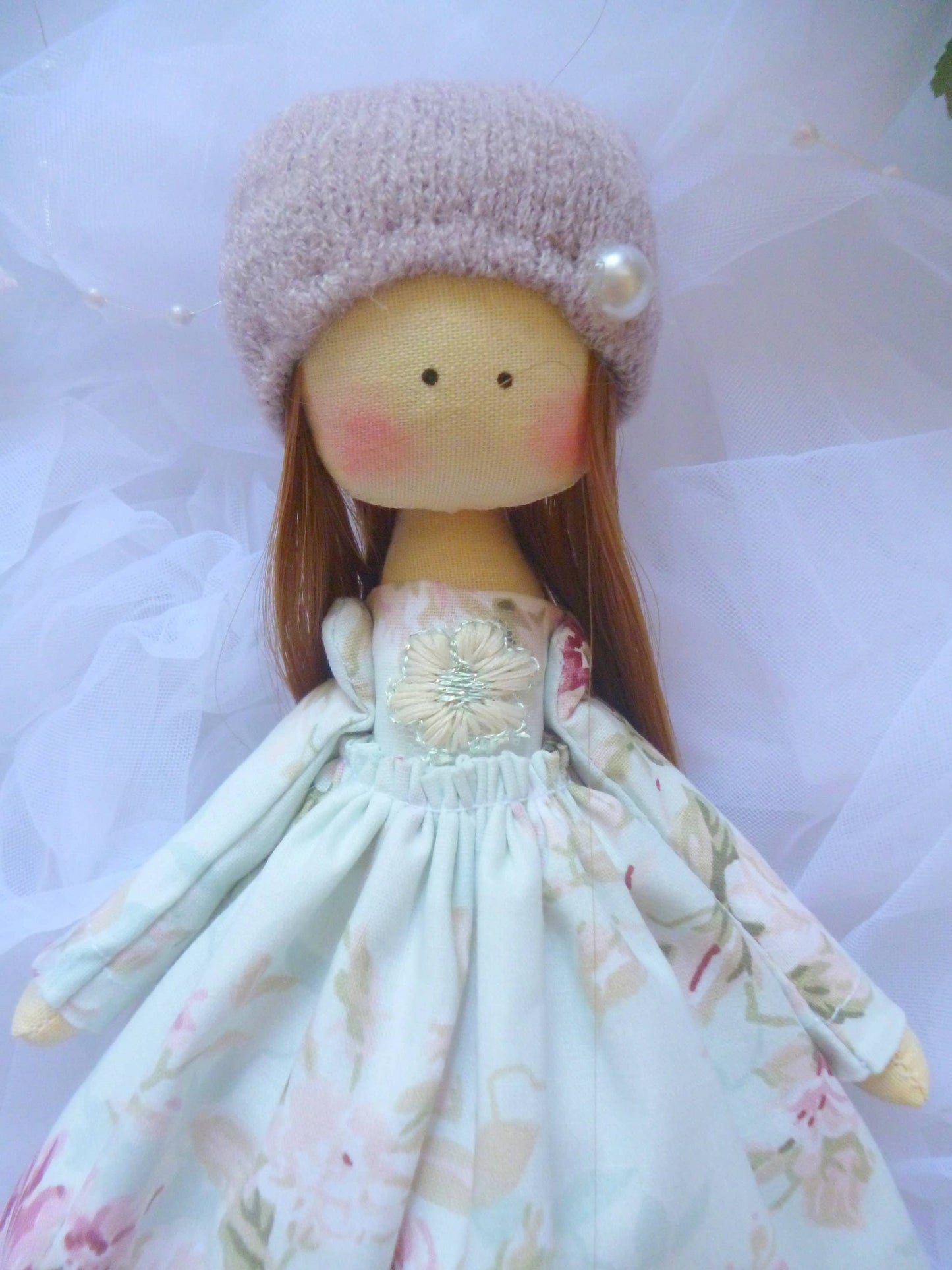 Handmade Keepsake Doll with Stitched Clothing – Heirloom Gift from Ukraine cloth doll, Fabric Doll, Textile doll, art doll