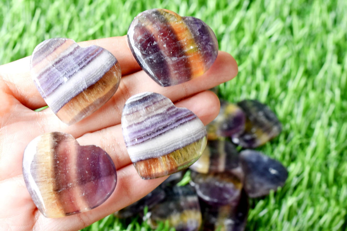 Fluorite Heart Balance & Harmony Heart Crystals Pendant