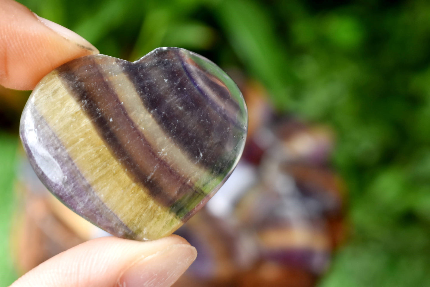 Fluorite Heart Balance & Harmony Heart Crystals Pendant