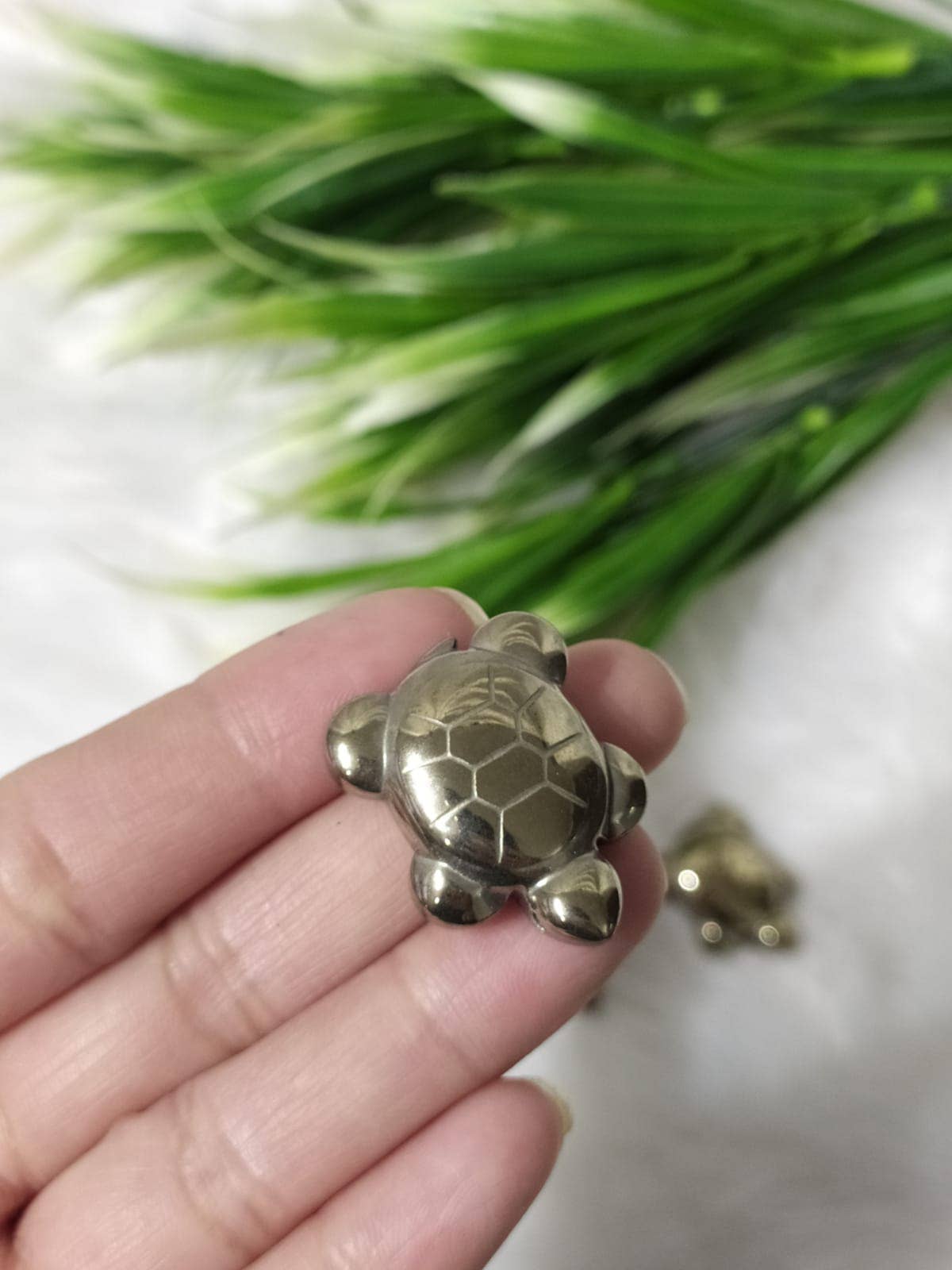 Gold Pyrite Turtle Figurines