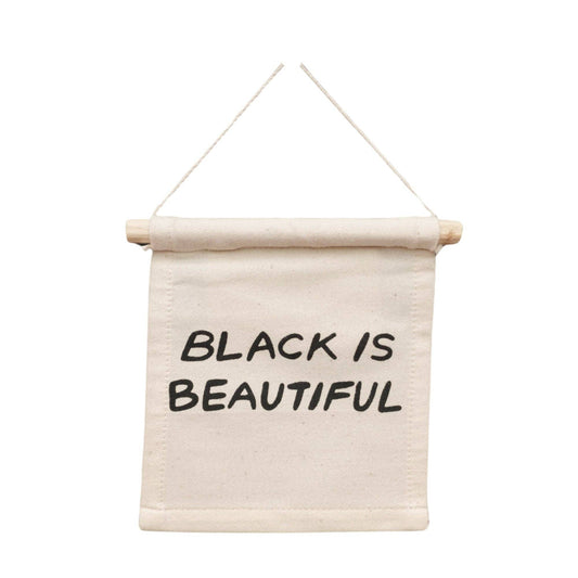 Black is beautiful hang sign