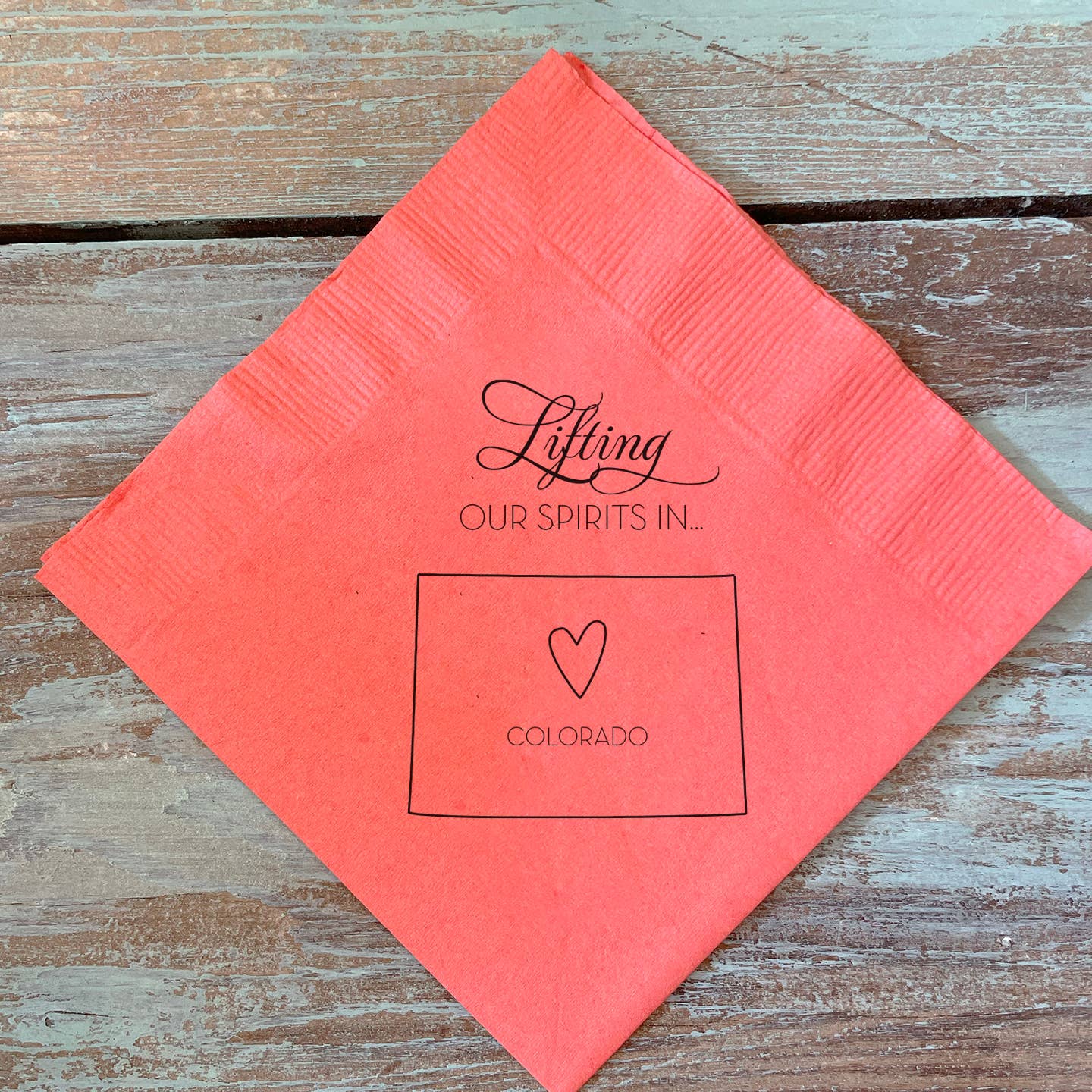 Lifting Our Spirits In... Local Cocktail Napkins